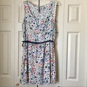 LC Lauren Conrad Sleeveless Floral Dress